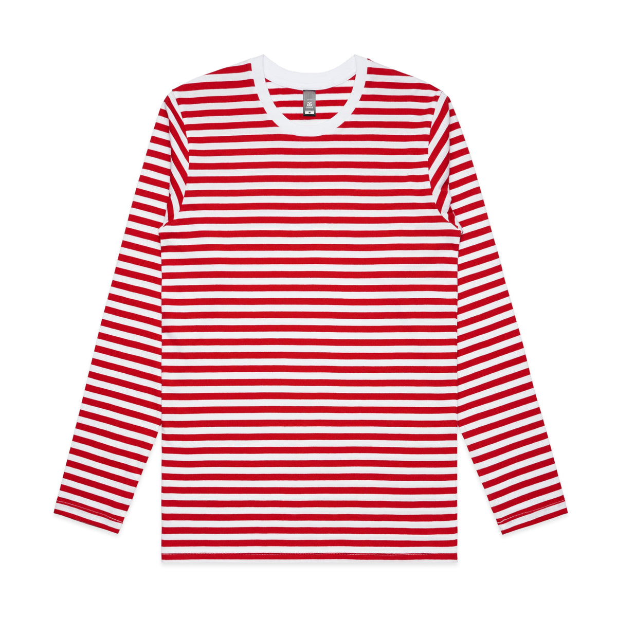 5031S-MENS MATCH STRIPE L/S TEE