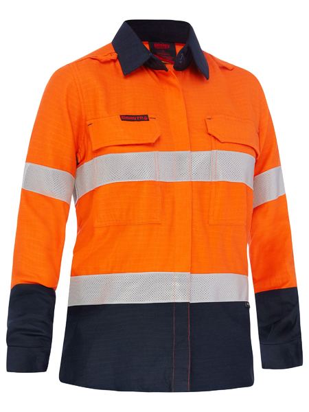 APEX 185 WOMEN’S TAPED HI VIS FR VENTED SHIRT