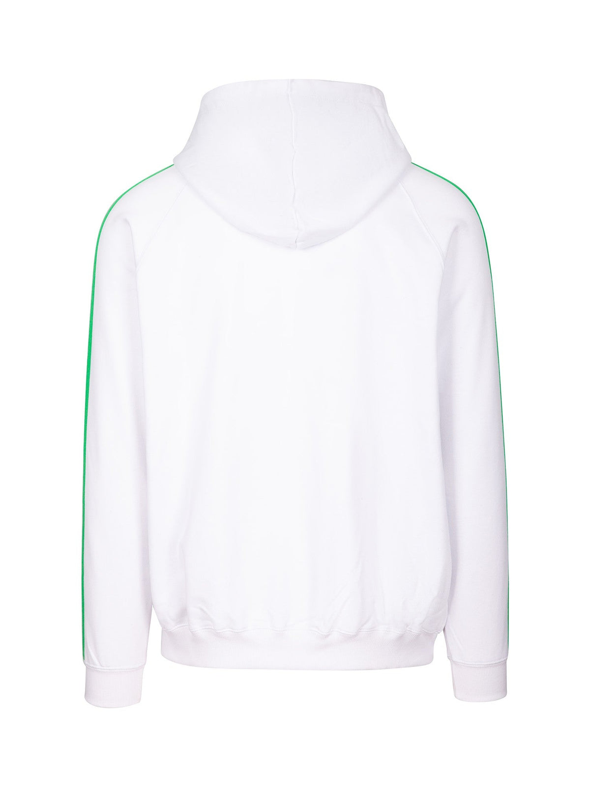 F600HZ-Mens Unbrushed Stripe Sleeve Hoodie