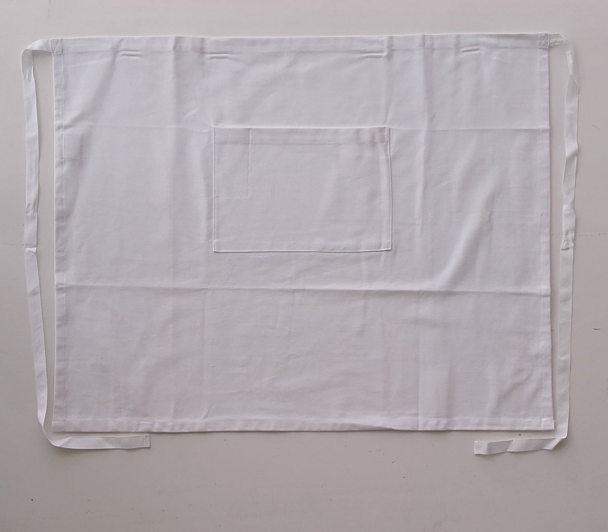 WA0619-Cotton Drill Half Apron -With Pocket