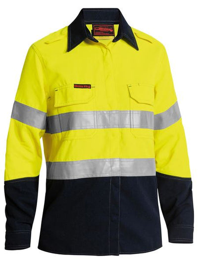 Vented Shirt for Women (Taped-Hi Vis) Tencate Tecasafe® Plus 700