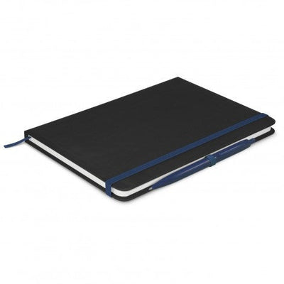 Omega Black Note Book with Pen