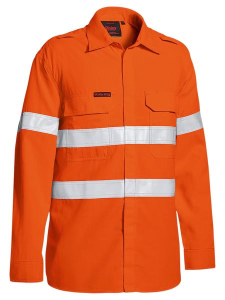 Tencate Tecasafe® Plus 480 Taped Hi Vis Lightweight Fr Vented Shirt