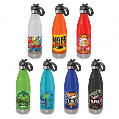 Mirage Translucent Flip Lid Drink Bottle 700ml