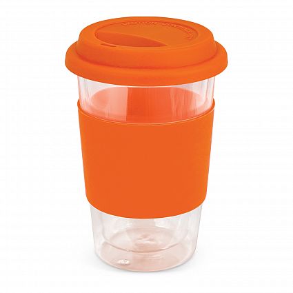 Aztec Double Wall Glass Cup - 350ml