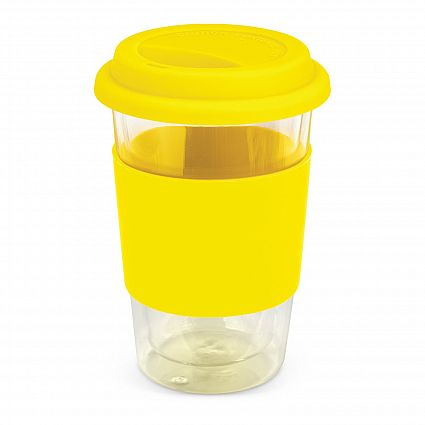 Aztec Double Wall Glass Cup - 350ml