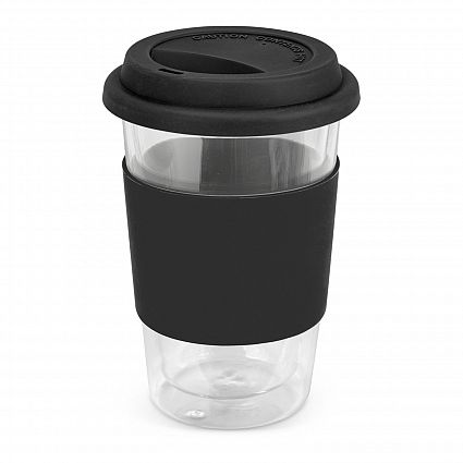 Aztec Double Wall Glass Cup - 350ml