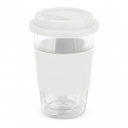 Aztec Double Wall Glass Cup - 350ml