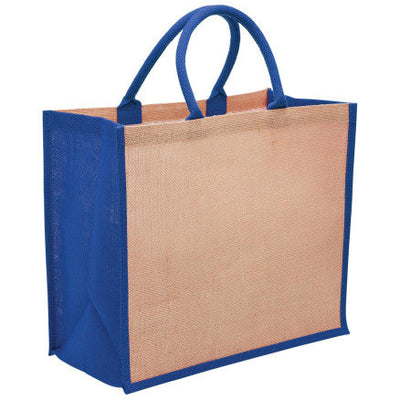 1184-Eco Jute Tote with wide gusset