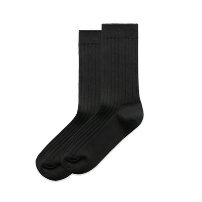 1203-WO'S RIB SOCKS (2 PAIRS)