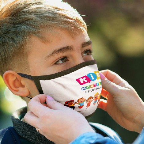 Reusable 3-Ply Cotton Face Mask - Kids & Adults