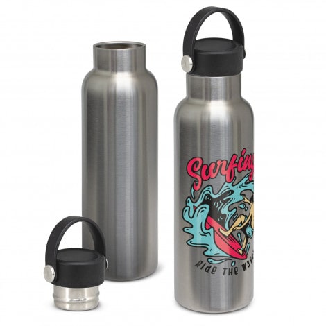 Nomad Vacuum Drink Bottle Stainless - Carry Lid - 650ml