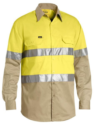 Bisley Hi Vis Taped Shirt-Lightweight