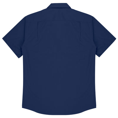 1903S-MOSMAN MENS SHIRT SHORT SLEEVE