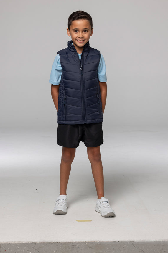 3523-SNOWY KIDS VESTS