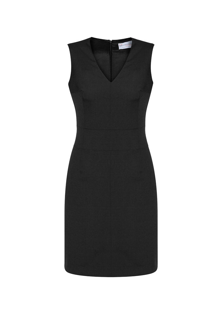 30121-Cool Stretch Womens Sleeveless V Neck Dress