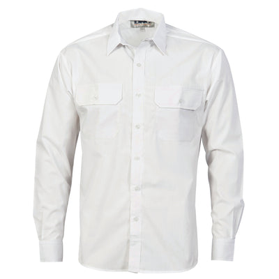 Polyester Cotton Work Shirt - Long Sleeve