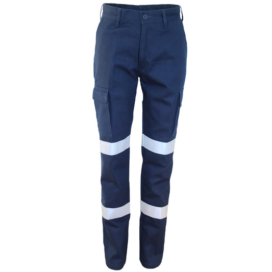 3330-LADIES DOUBLE HOOPS TAPED CARGO PANTS