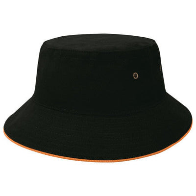 4007-Sandwich Brim Bucket Hat