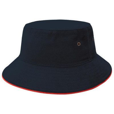 4007-Sandwich Brim Bucket Hat