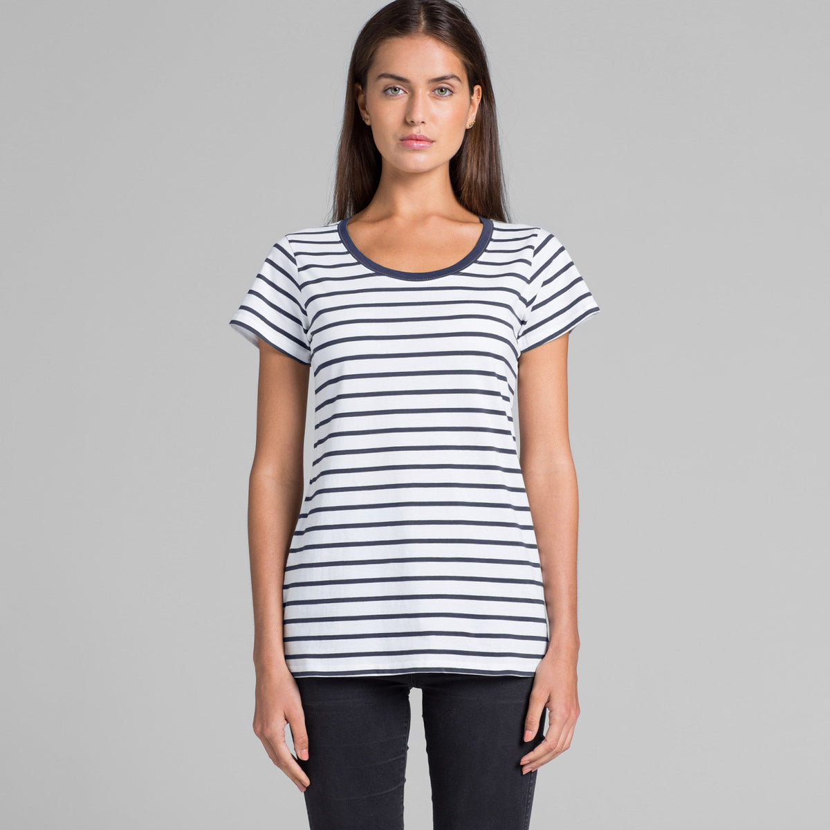 4023-WO'S LOOP STRIPE TEE
