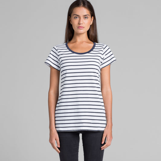 4023-WO'S LOOP STRIPE TEE