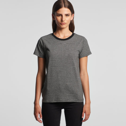 4041-WO'S LINE STRIPE TEE