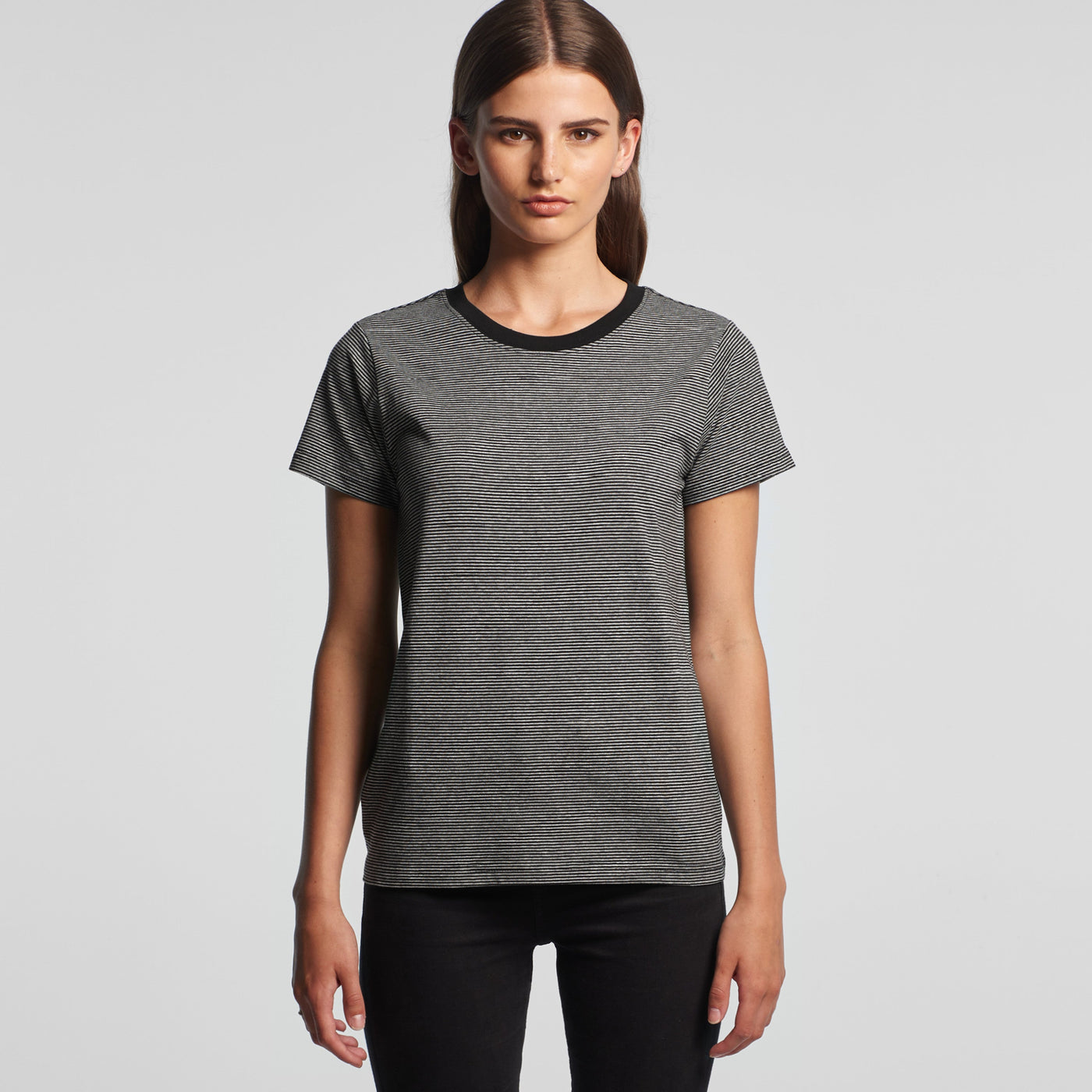 4041-WO'S LINE STRIPE TEE