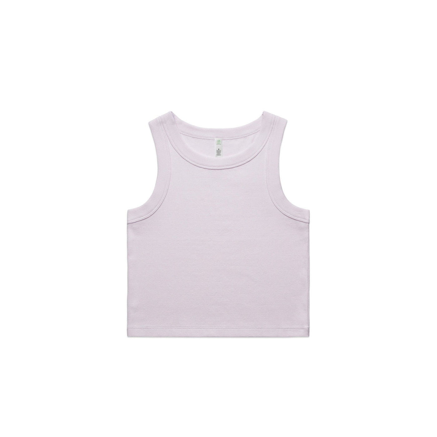 4064G-WO'S ORGANIC RIB CROP TANK
