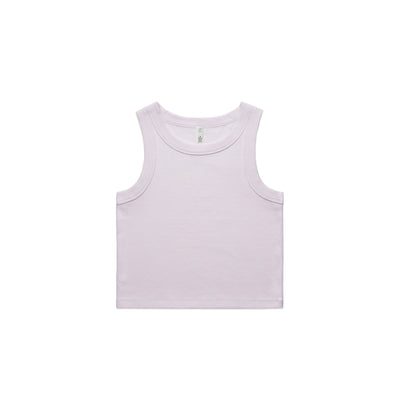 4064G-WO'S ORGANIC RIB CROP TANK