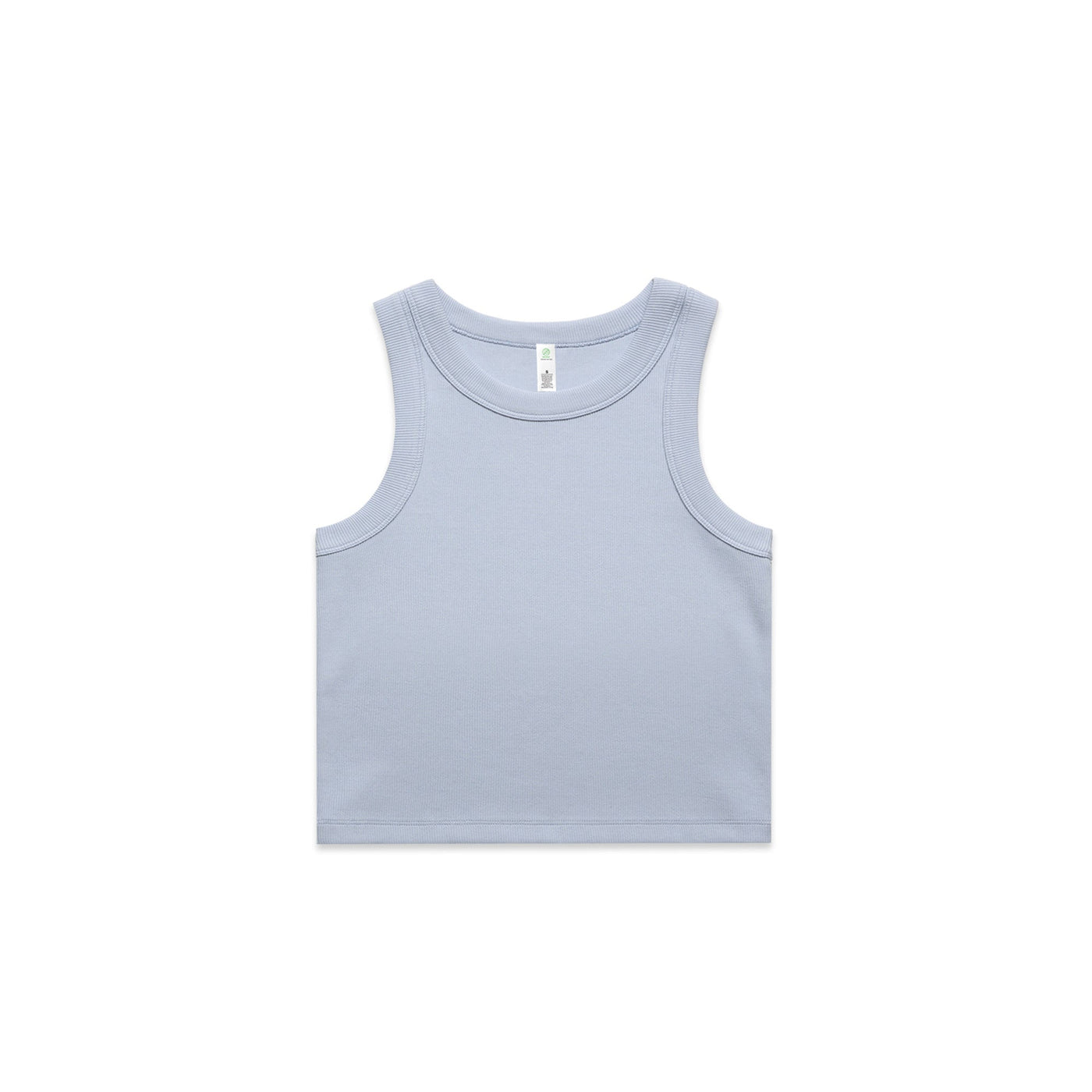 4064G-WO'S ORGANIC RIB CROP TANK