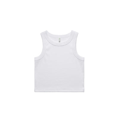 4064G-WO'S ORGANIC RIB CROP TANK