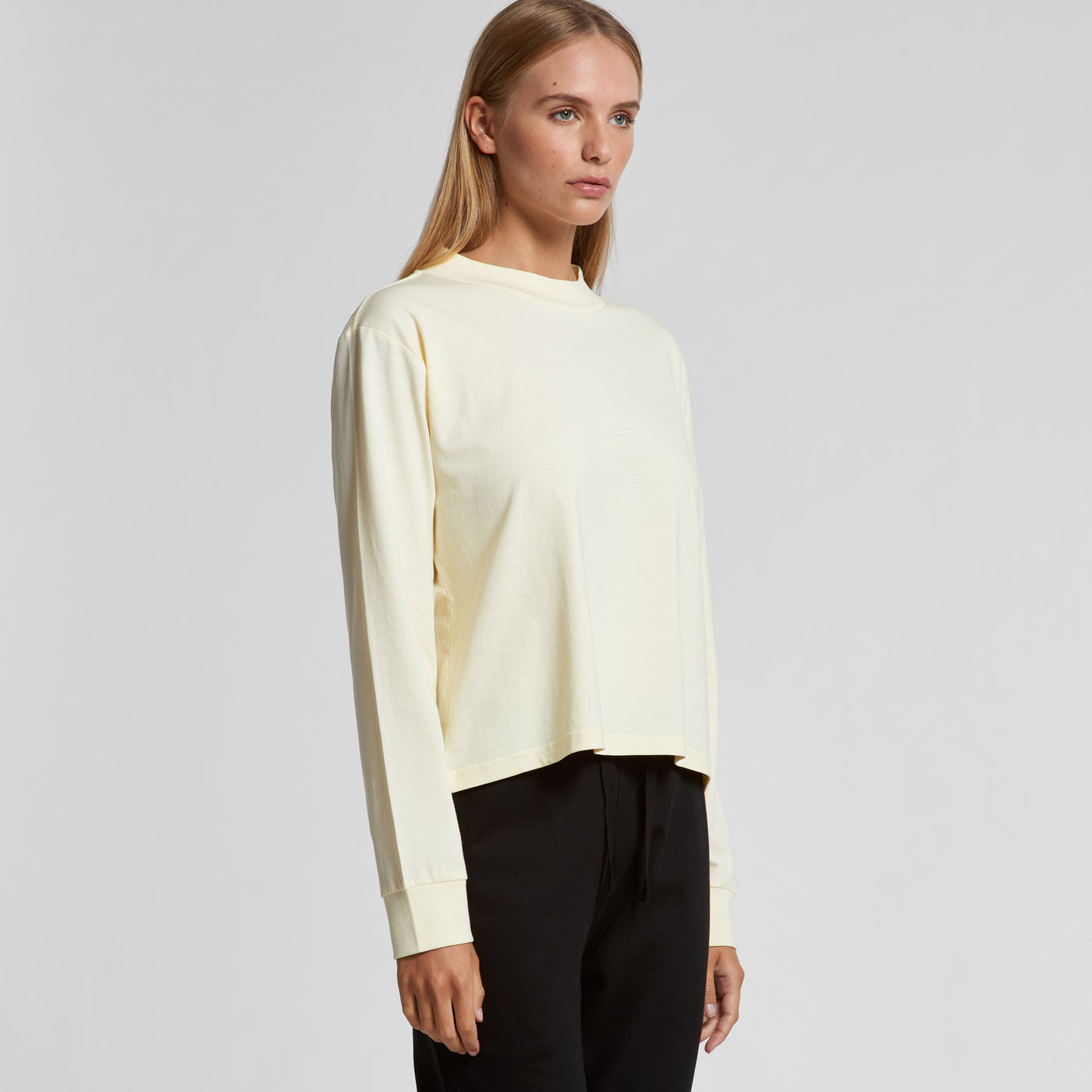 4070-WO'S MOCK L/S TEE