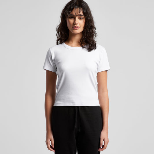 4074-WO'S ORGANIC RIB BABY TEE