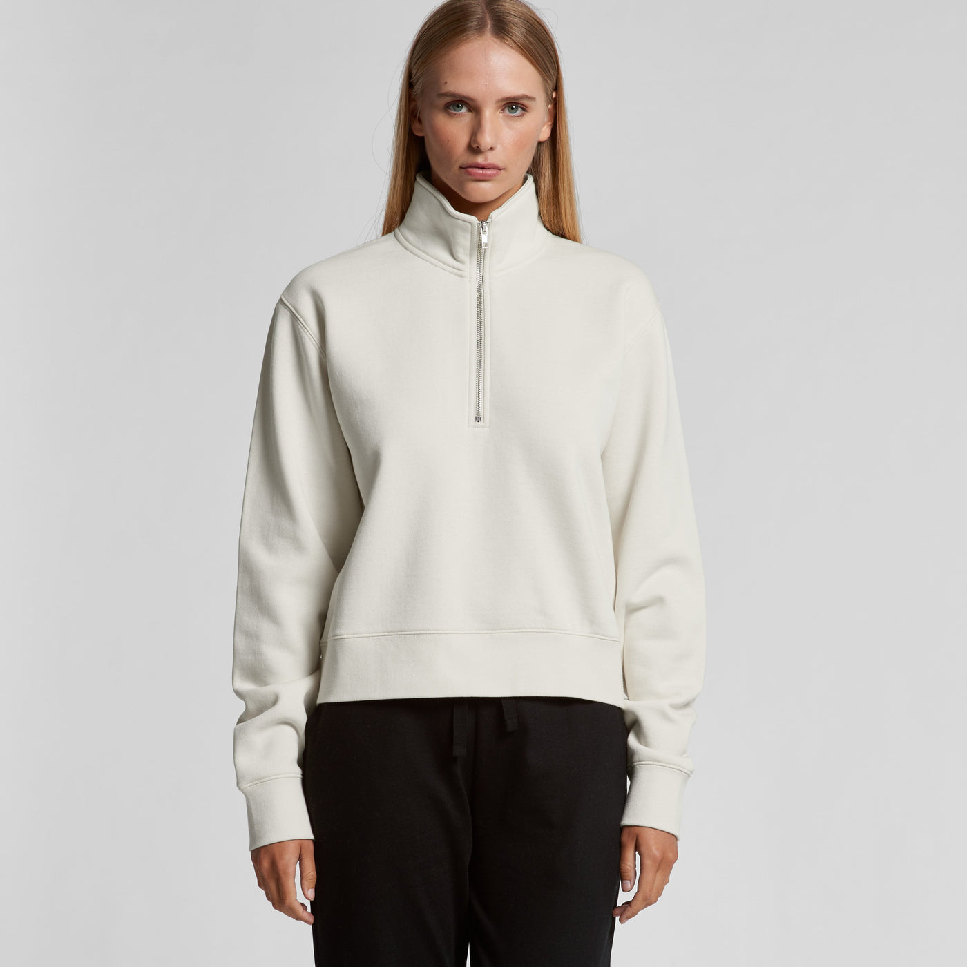 4125-WO'S STENCIL HALF ZIP