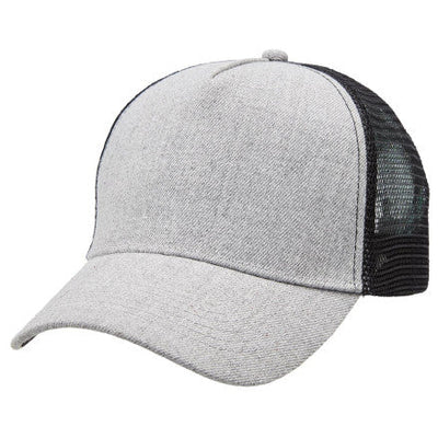 4395-Heathered Mesh Trucker