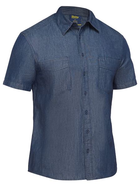 MEN’S SHORT SLEEVE DENIM WORK SHIRT