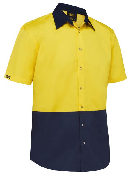 TWO TONE HI VIS SHIRT SHORT SLEEVE