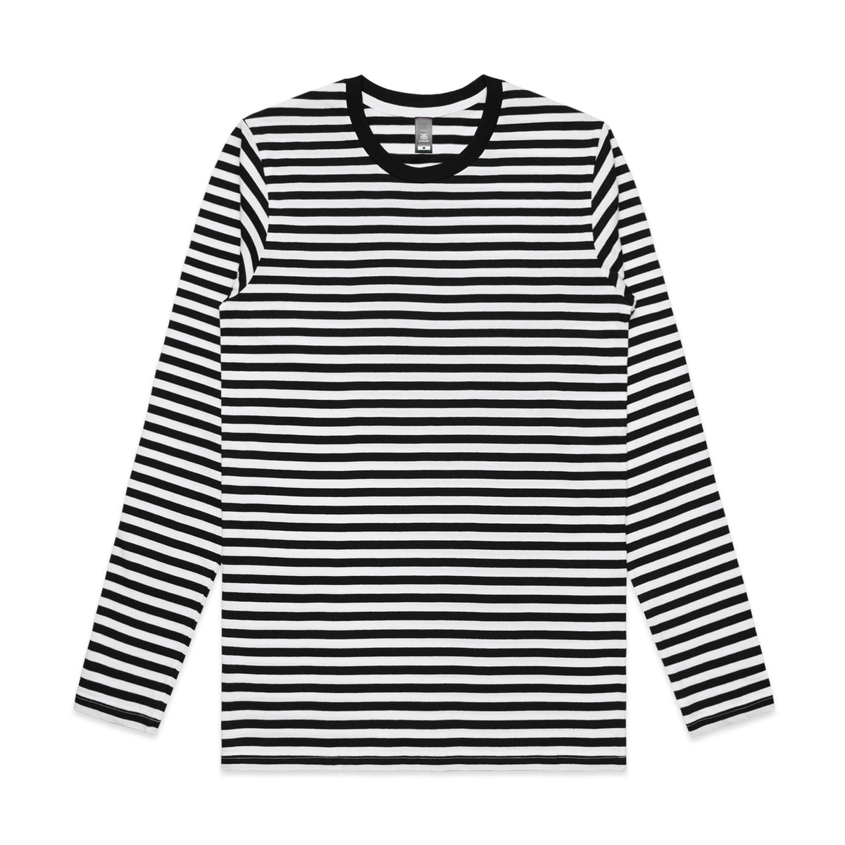 5031S-MENS MATCH STRIPE L/S TEE