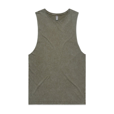 5039-MENS STONE WASH BARNARD TANK