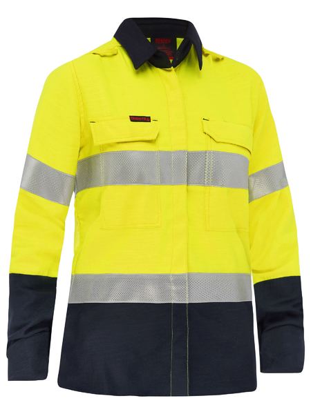 APEX 185 WOMEN’S TAPED HI VIS FR VENTED SHIRT
