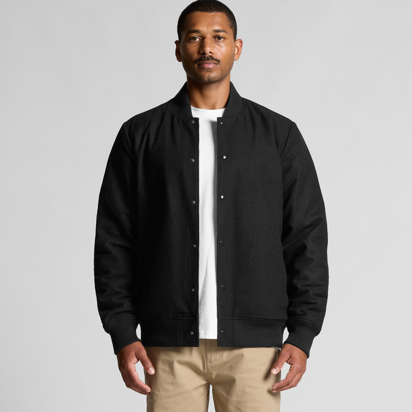5512-MENS FELT BOMBER JACKET