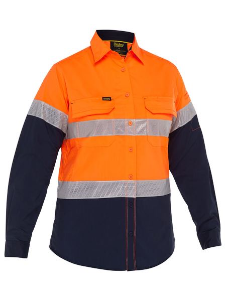 WOMEN’S X AIRFLOW™ HI VIS TAPED LASER LONG SLEEVE SHIRT