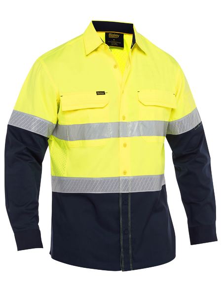 LASER LONG SLEEVE SHIRT FOR MEN-HI VIS-TAPED