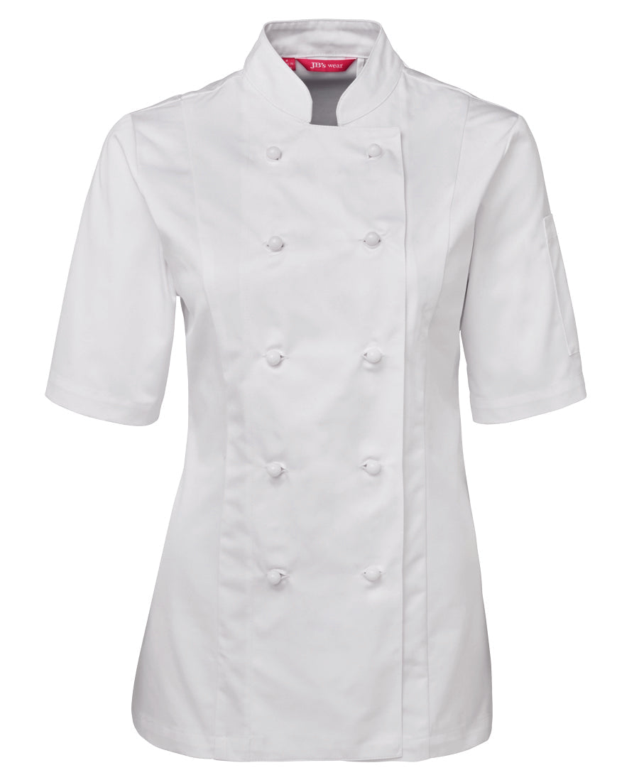 5CJ21-Jb'S Ladies S/S Chef'S Jacket