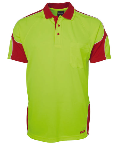 6AP4S-Jb'S Hi Vis 4602.1 S/S Arm Panel Polo
