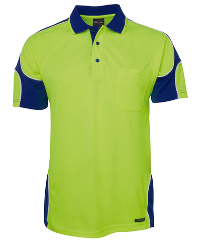 6AP4S-Jb'S Hi Vis 4602.1 S/S Arm Panel Polo