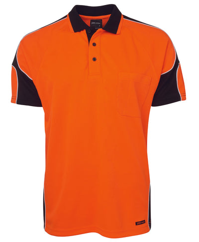 6AP4S-Jb'S Hi Vis 4602.1 S/S Arm Panel Polo