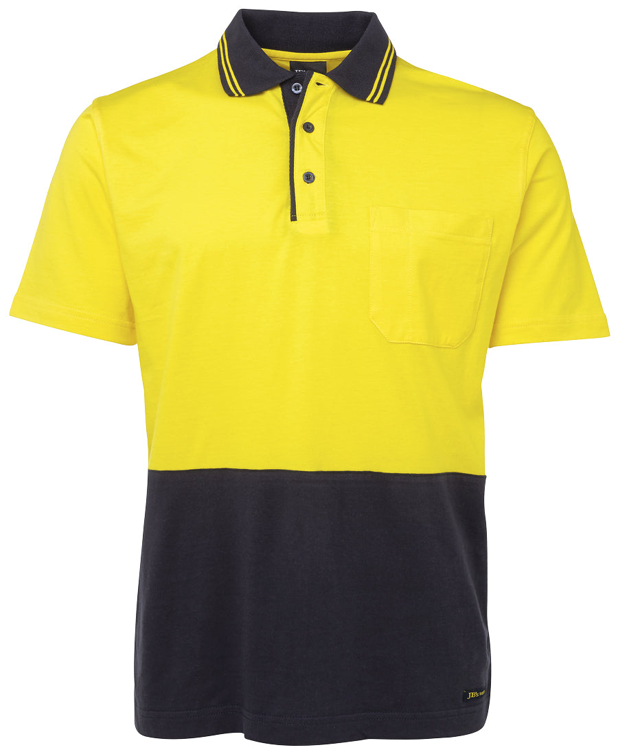 6CPHV-Jb'S Hi Vis S/S Cotton Polo