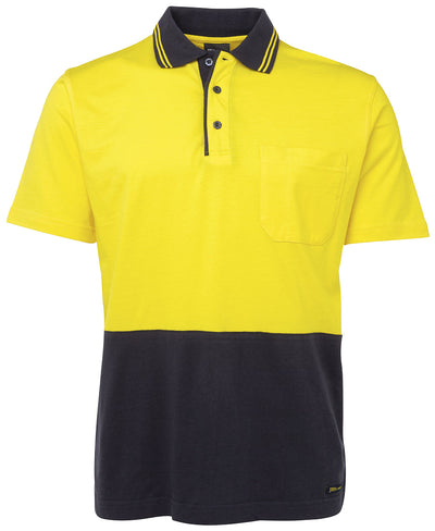 6CPHV-Jb'S Hi Vis S/S Cotton Polo
